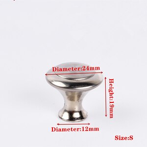 Black Gold Brushed Stainless Steel Cabinet Door Knobs
