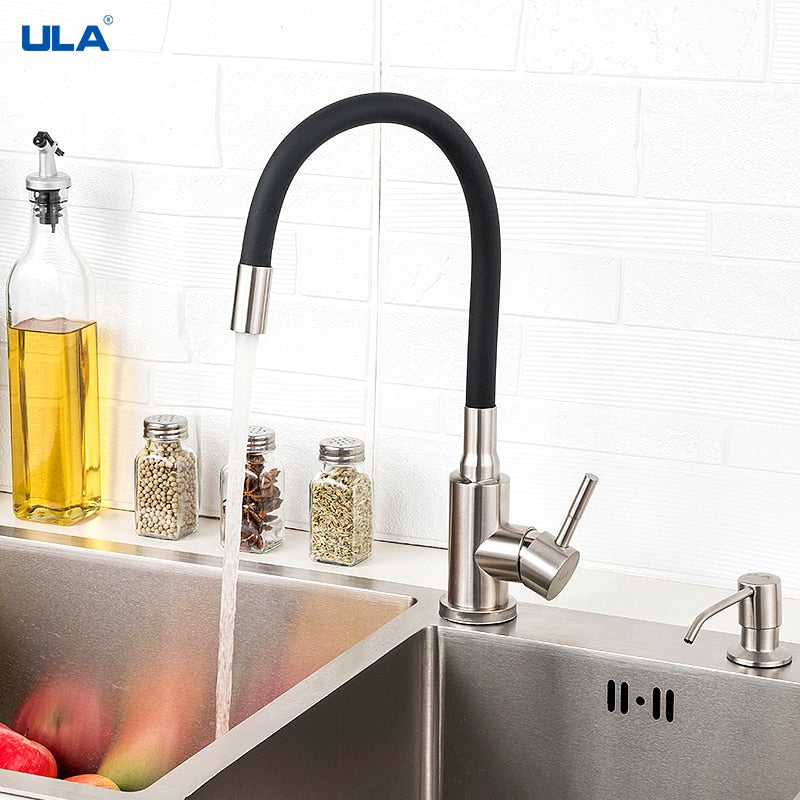 ULA Colorful Hose Faucet in Black Chrome