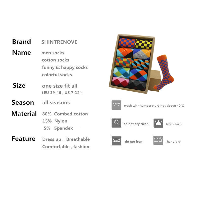 Classic and Funny Men's Dress Socks