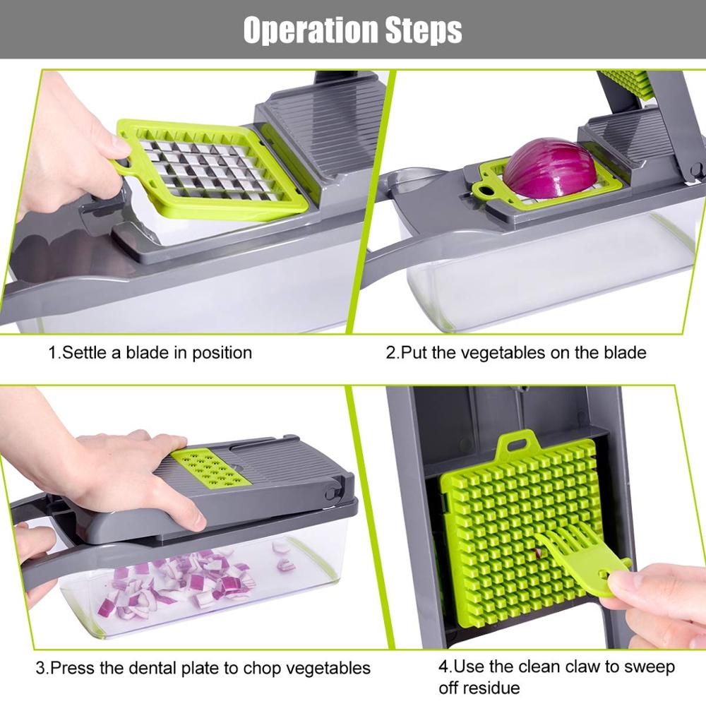 Vegetable Cutter Multifunctional Slicer Fruit Potato Peeler
