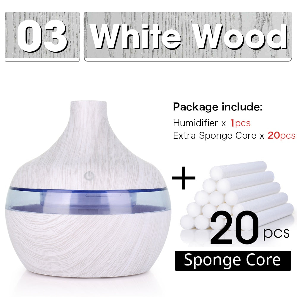 300ML USB Air Humidifier and Electric Aroma Diffuser Mist