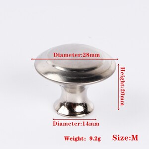 Black Gold Brushed Stainless Steel Cabinet Door Knobs