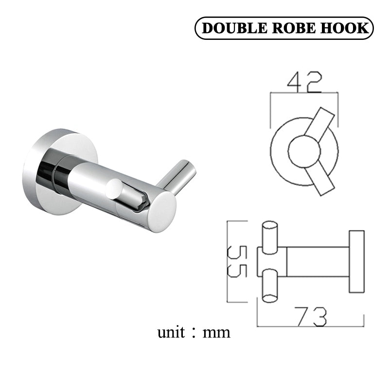 Chrome Bathroom Hardware Sets