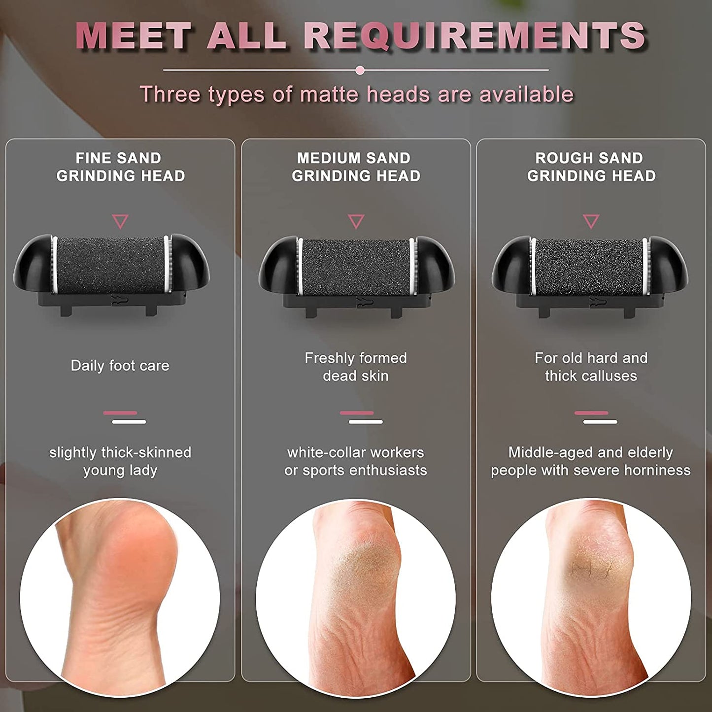 Rechargeable Electric Callus Remover