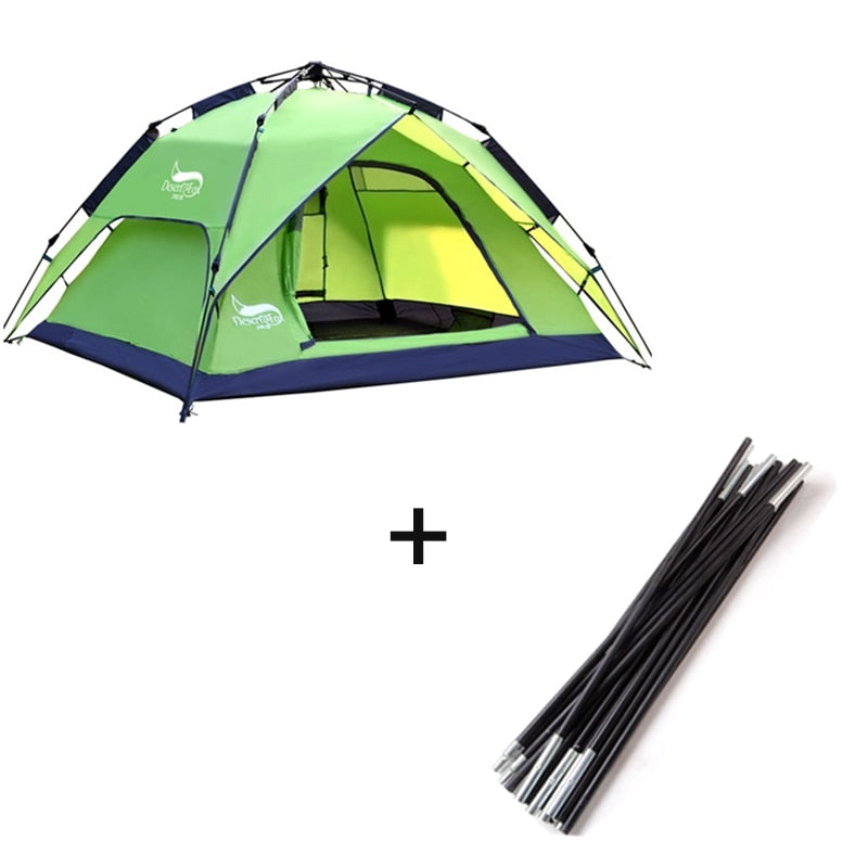 3-4 Person Camping Tent  easy to read in search engine