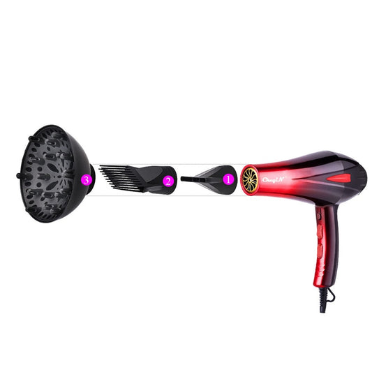 Efficient drying with our 4000W hair dryer