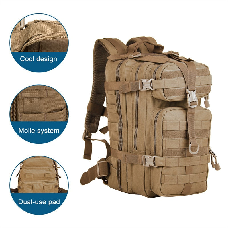 Men's Army Military Tactical Backpack
