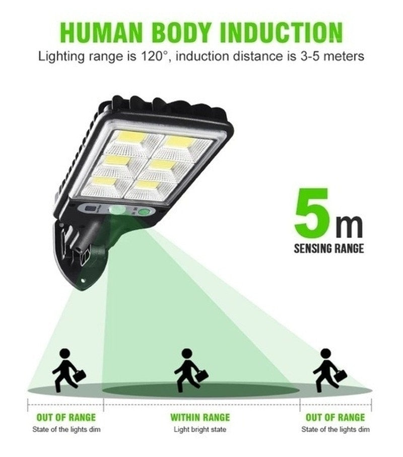 1~6PCs Solar Street Lights