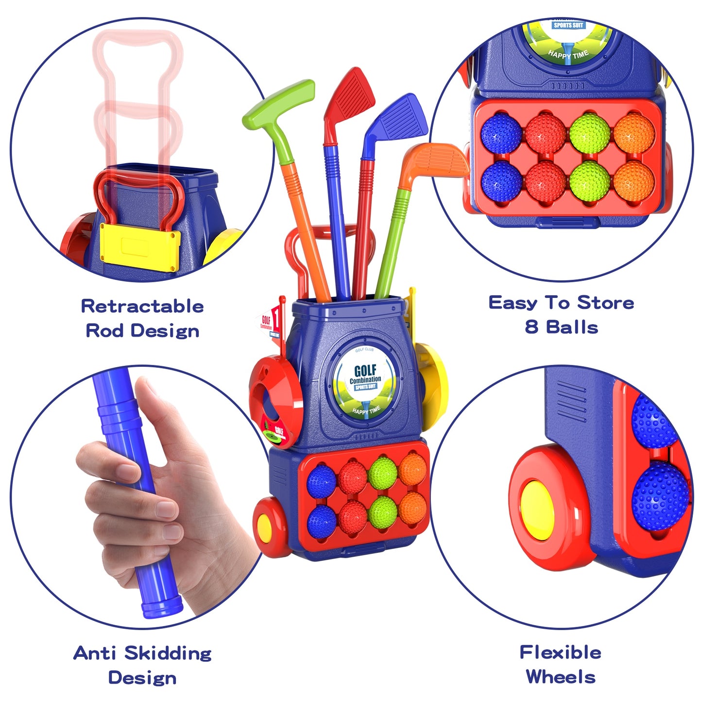 QDRAGON Kids Golf Club Set