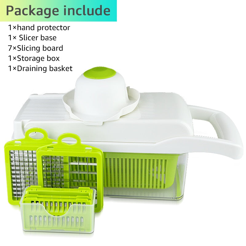Vegetable Cutter Multifunctional Slicer Fruit Potato Peeler