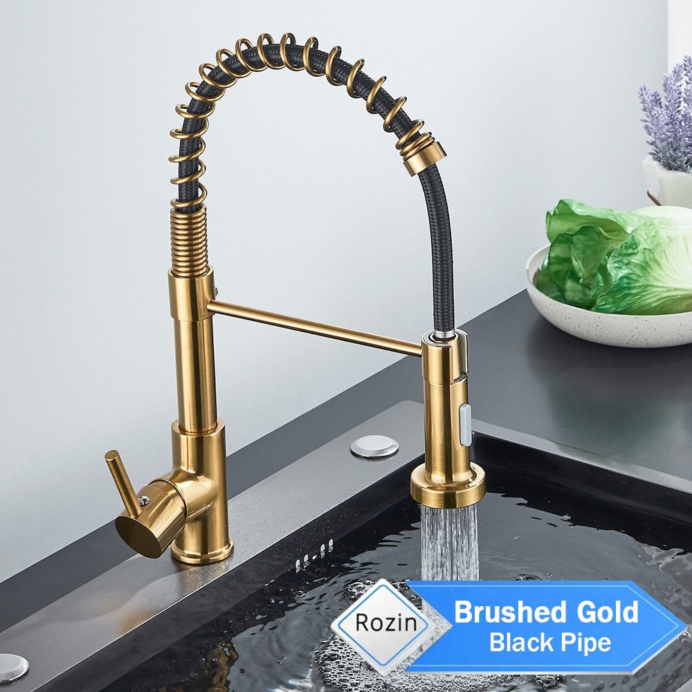 Sleek Matte Black Mixer Tap