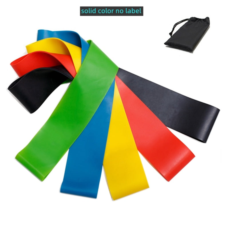 5Pcs/Set Yoga Resistance Rubber Bands