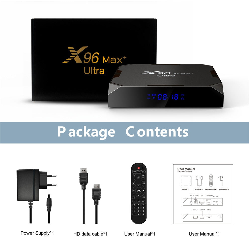 X96 MAX Plus Ultra Android 11 TV Box
