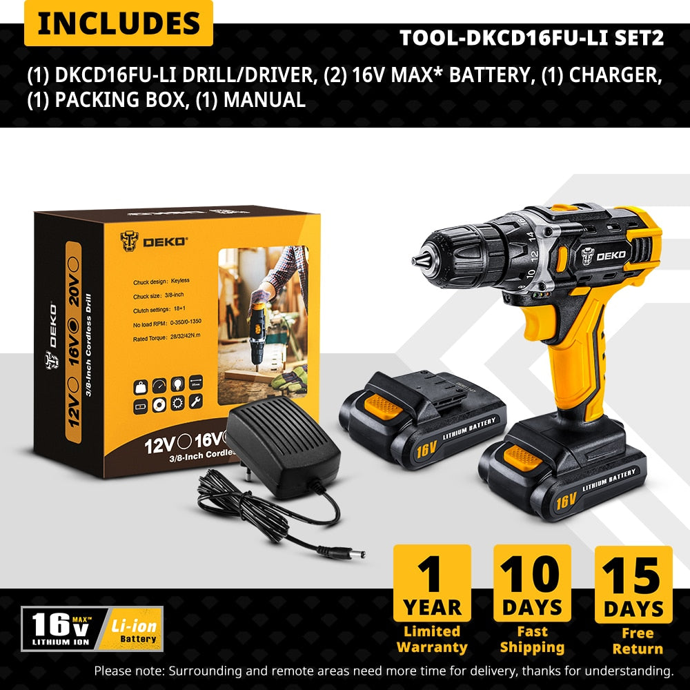 Compact Cordless Drill
