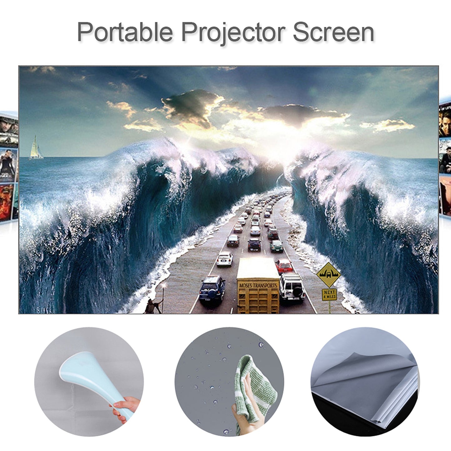 120 Inches Projection Screens