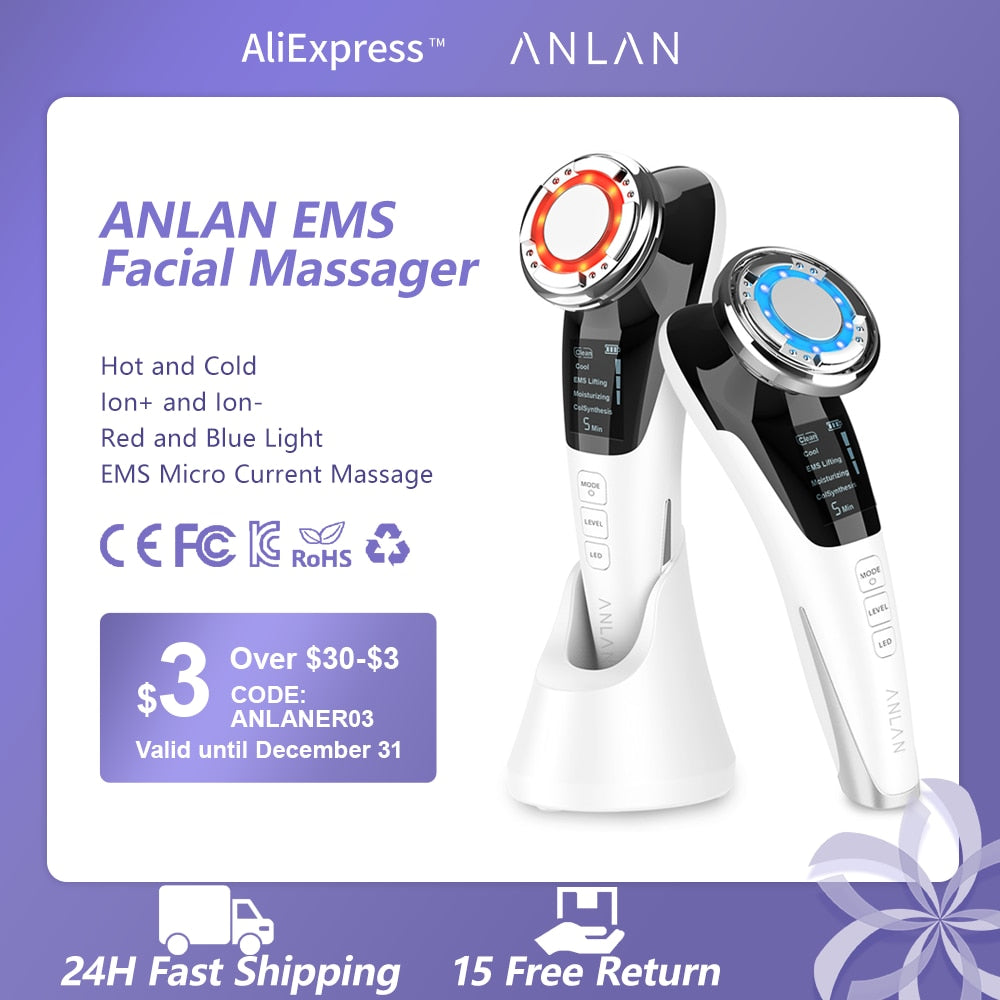 ANLAN EMS Facial Massager