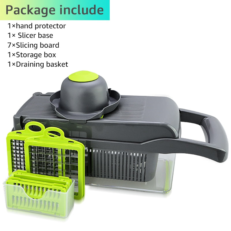 Vegetable Cutter Multifunctional Slicer Fruit Potato Peeler