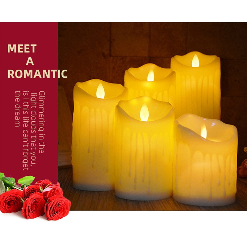 LED Tearing Swing Candle