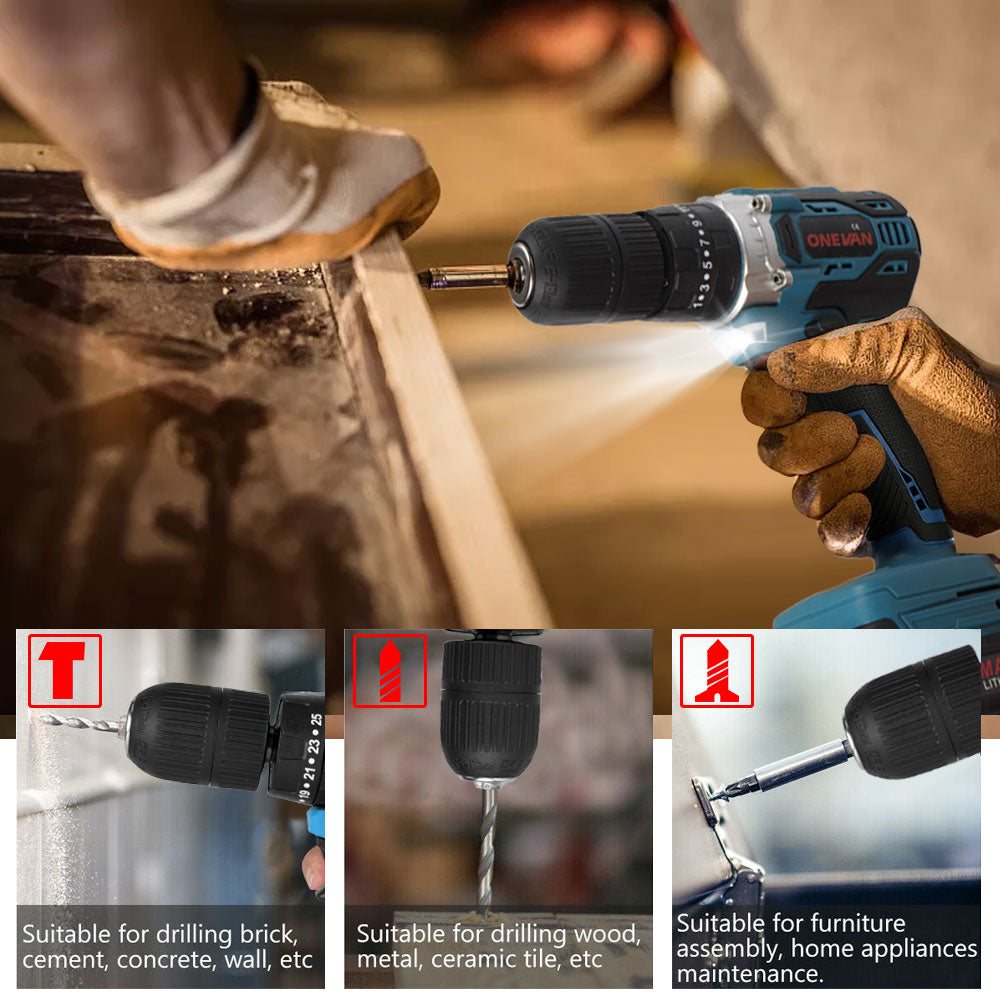 1000W 450NM Brushless Electric Impact Drill