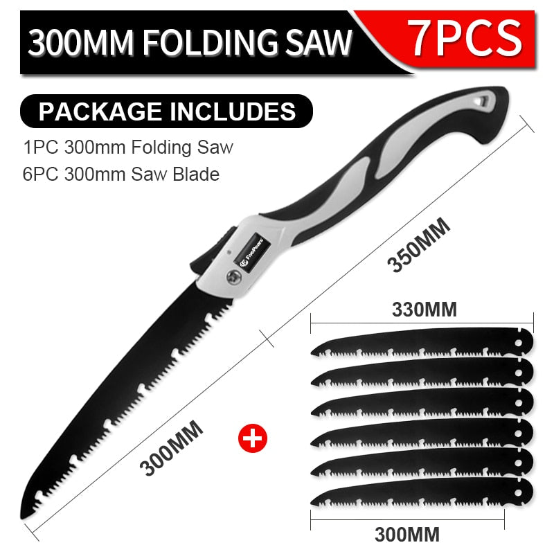 FivePears Portable Folding Hand Saw