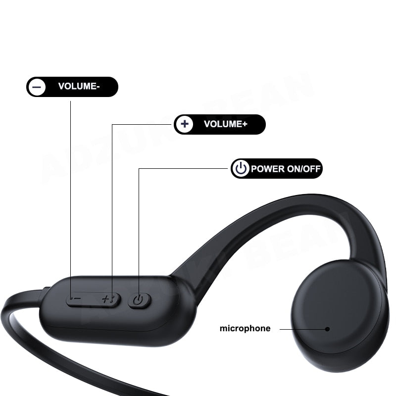 Earphone Swim Bone Conduction Headset