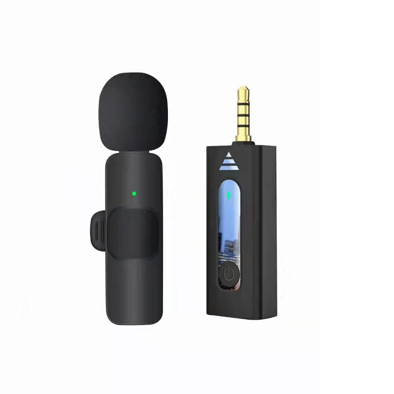 2in1 Wireless Lapel Lavalier Microphone