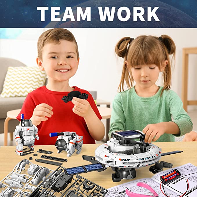 6-in-1 Science Experiment Solar Robot Toy