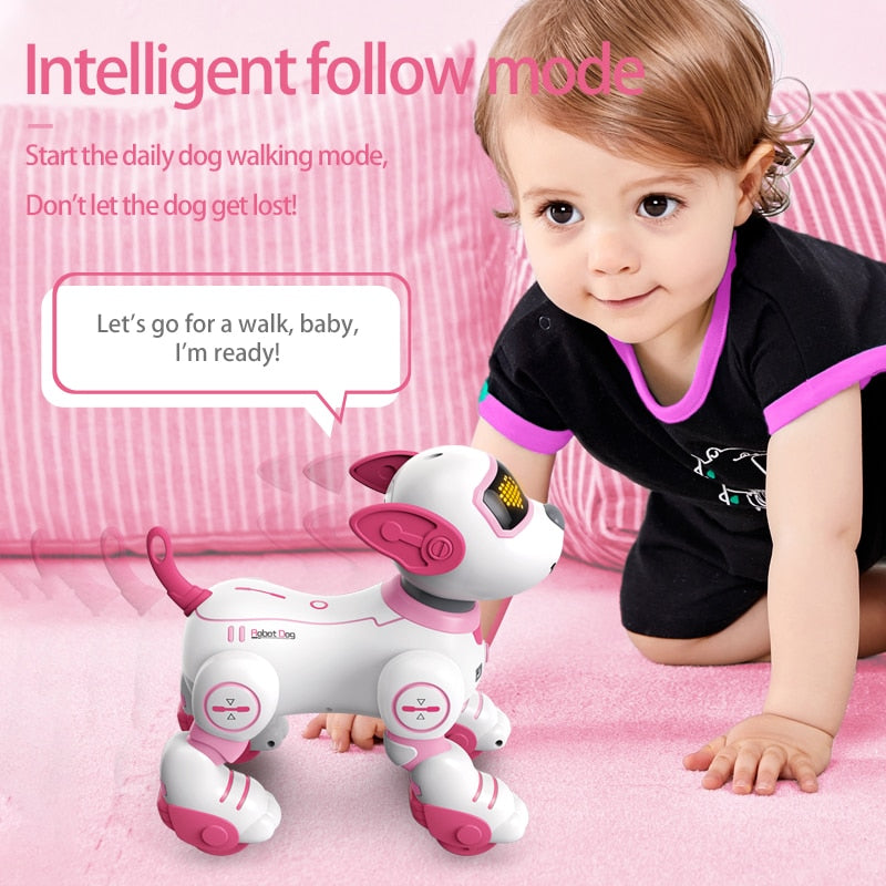 RC Robot Electronic Dog Stunt Dog Voice Command