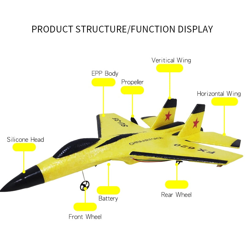 Durable RC Foam SU-35 Plane