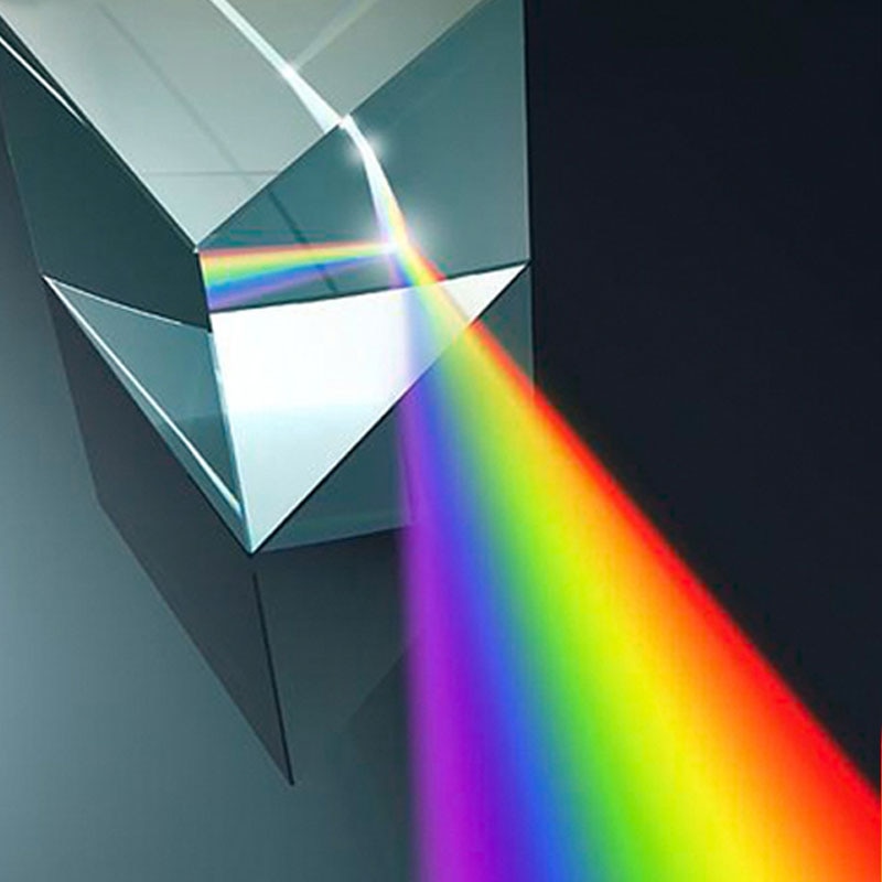 Glass Reflecting Triangular Color for Hands