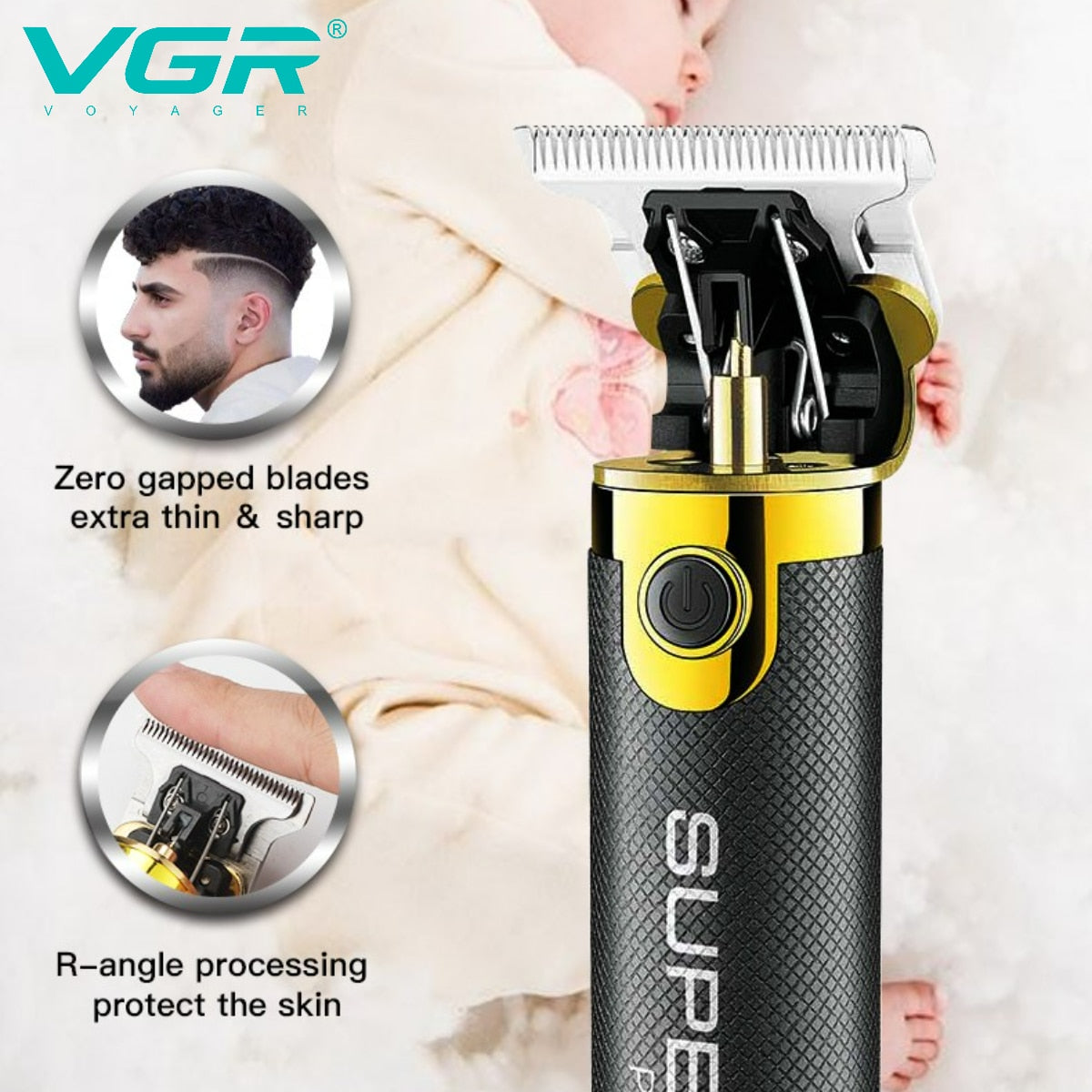 VGR Professional Hair Clipper T9