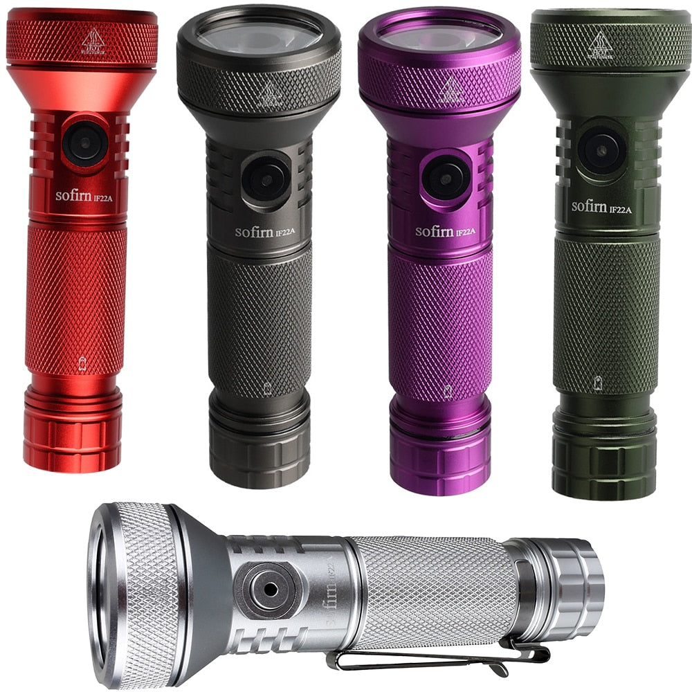 USB-C Rechargeable, 21700 LED Flashlight