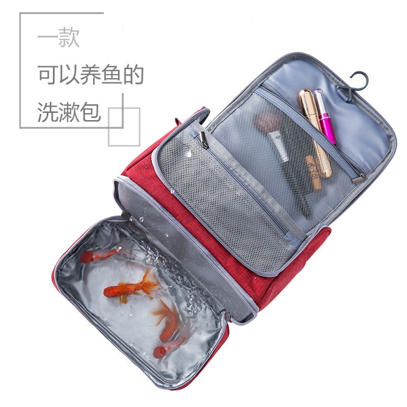 Oxford Hanging Men's Make Up Bag