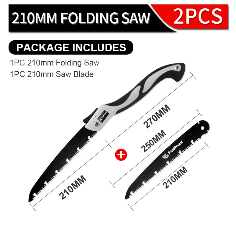 FivePears Portable Folding Hand Saw