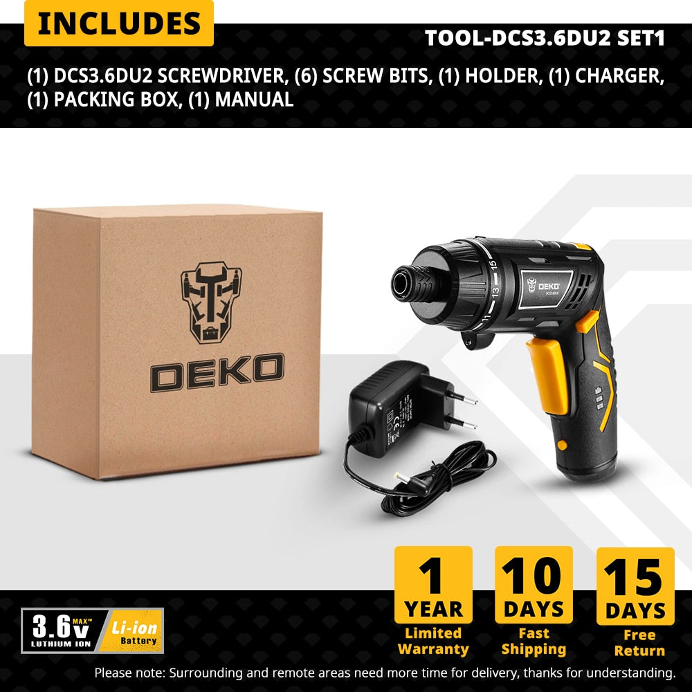 Electric Cordless Screwdriver Power Tools
