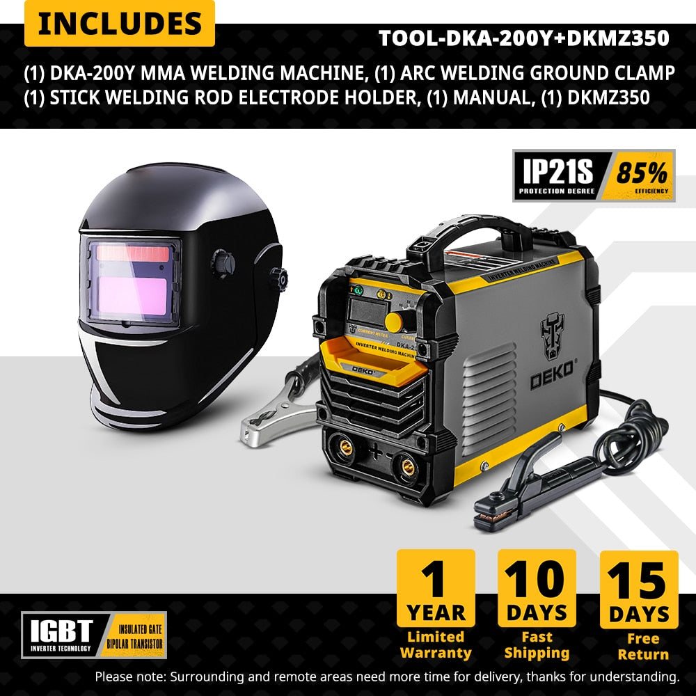 DEKO DKA Series DC Inverter ARC Welder 220V IGBT