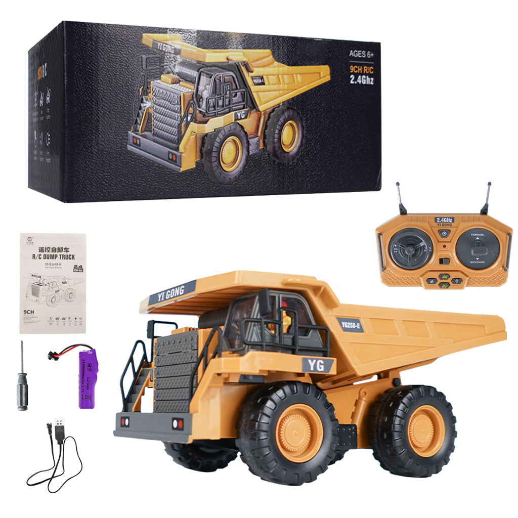 2.4G RC Excavator Dumper RC Car Toy