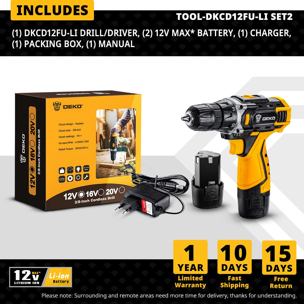Compact Cordless Drill
