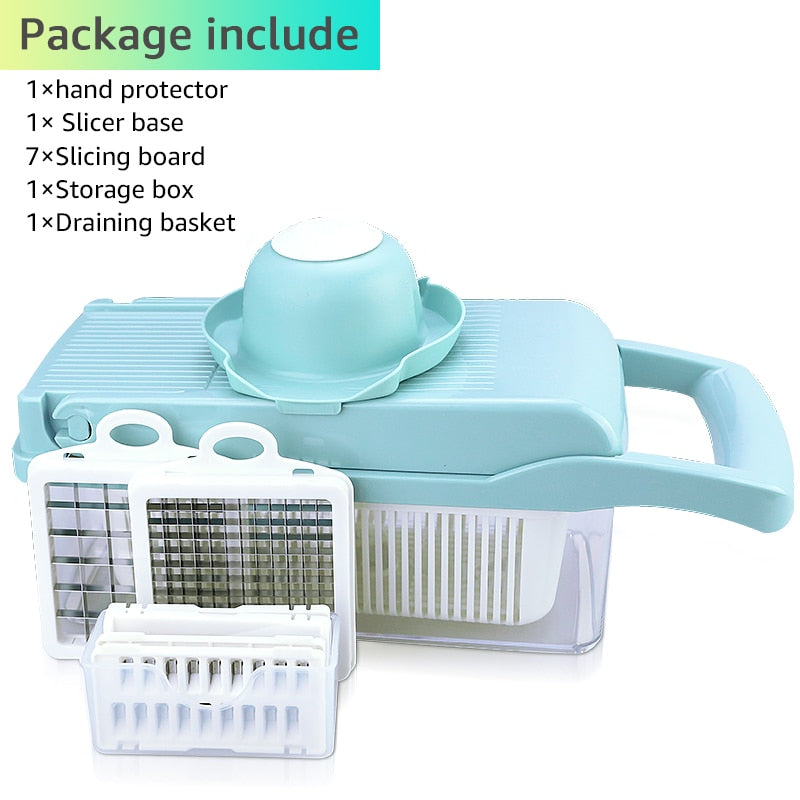 Vegetable Cutter Multifunctional Slicer Fruit Potato Peeler