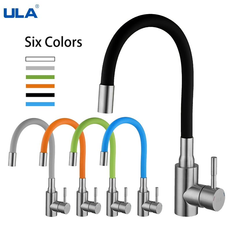 ULA Colorful Hose Faucet in Black Chrome