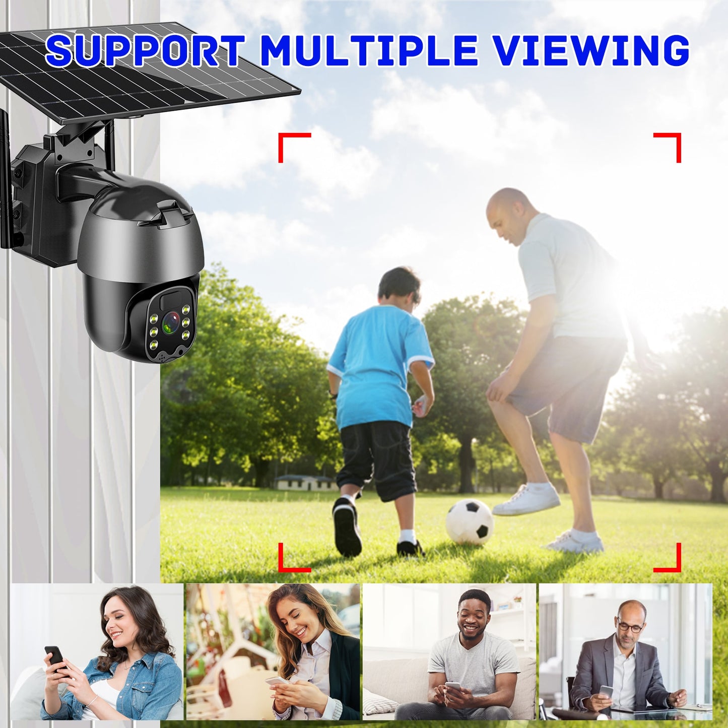 5MP Solar Surveillance Cameras