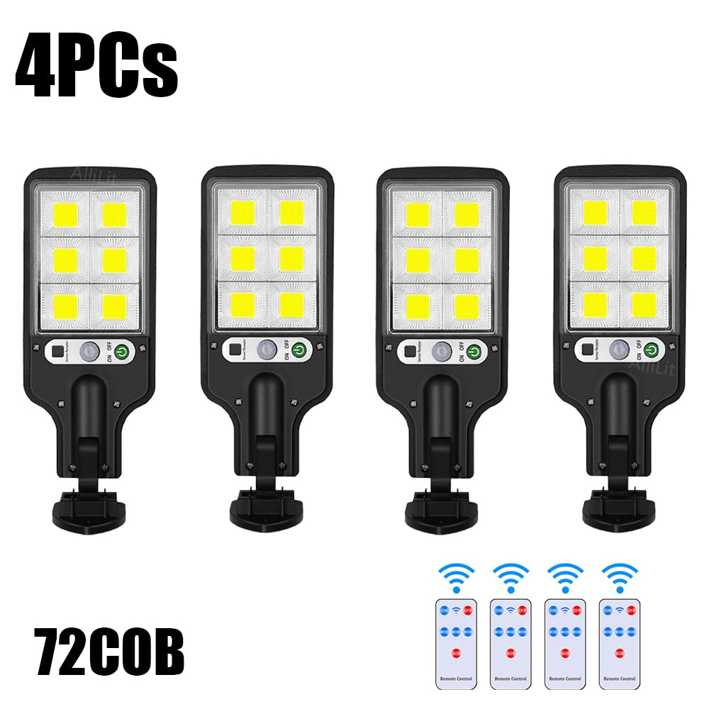 1~6PCs Solar Street Lights