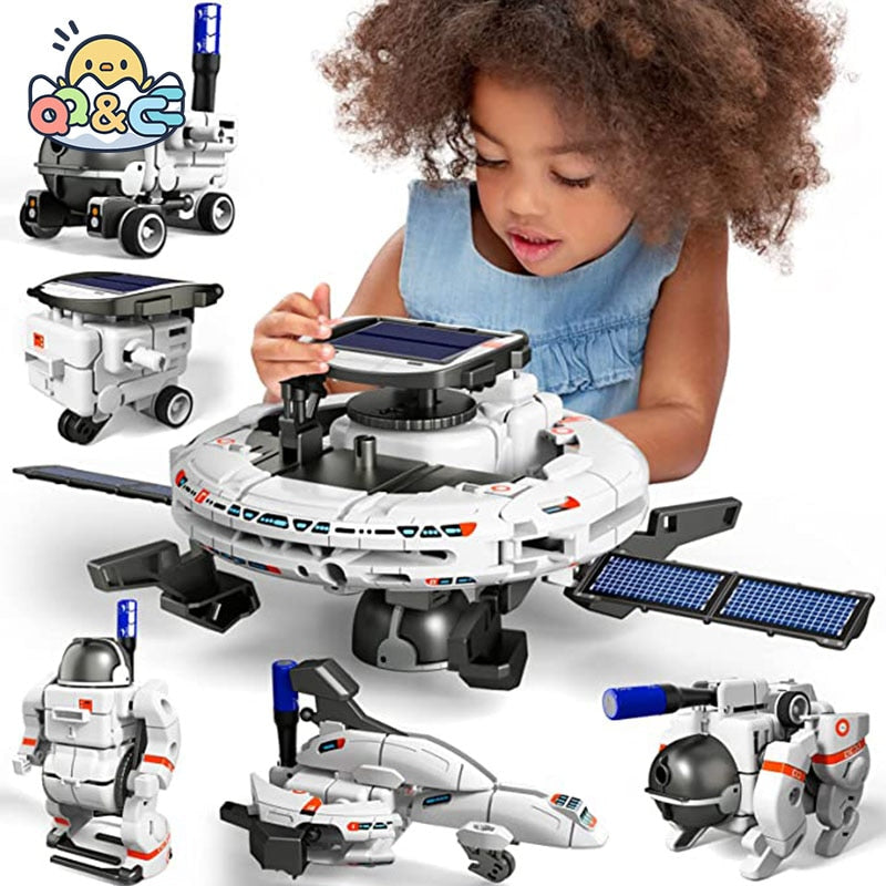 6-in-1 Science Experiment Solar Robot Toy