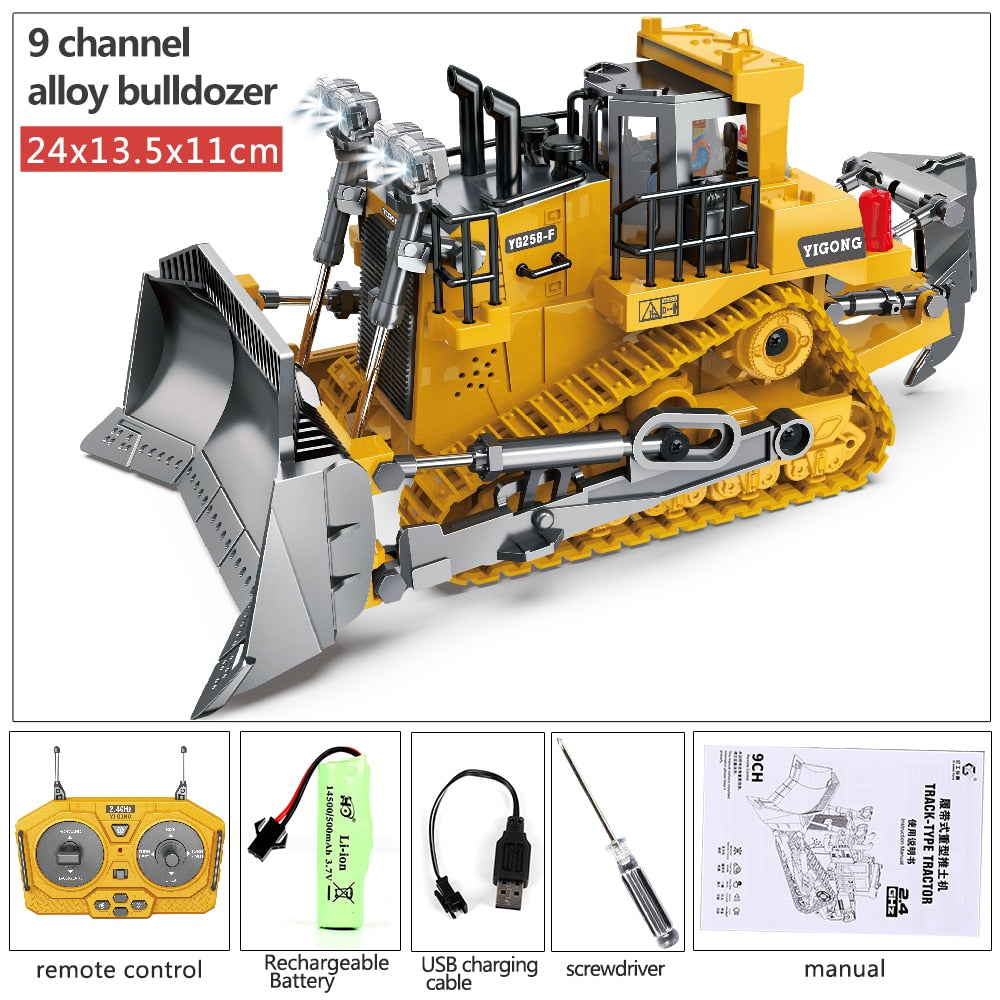2.4G RC Excavator Dumper RC Car Toy