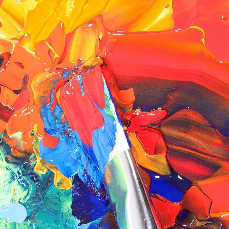 24 Colors of Premium 75ml Acrylic Paint