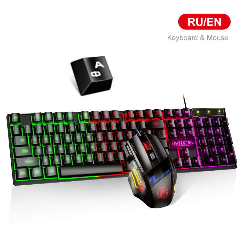 Stunning RGB Keyboard Mouse Kit