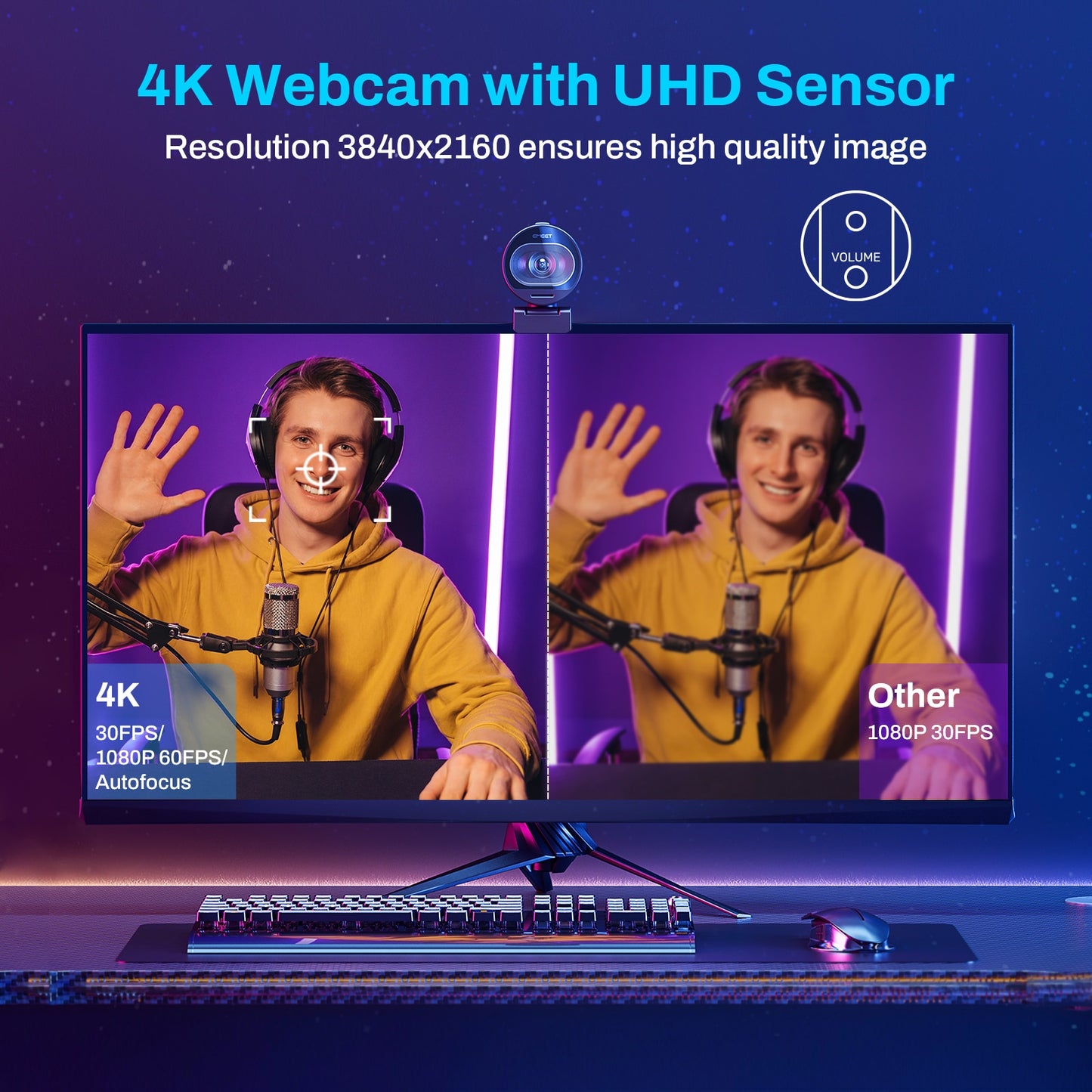 Autofocus Streaming Web Camera