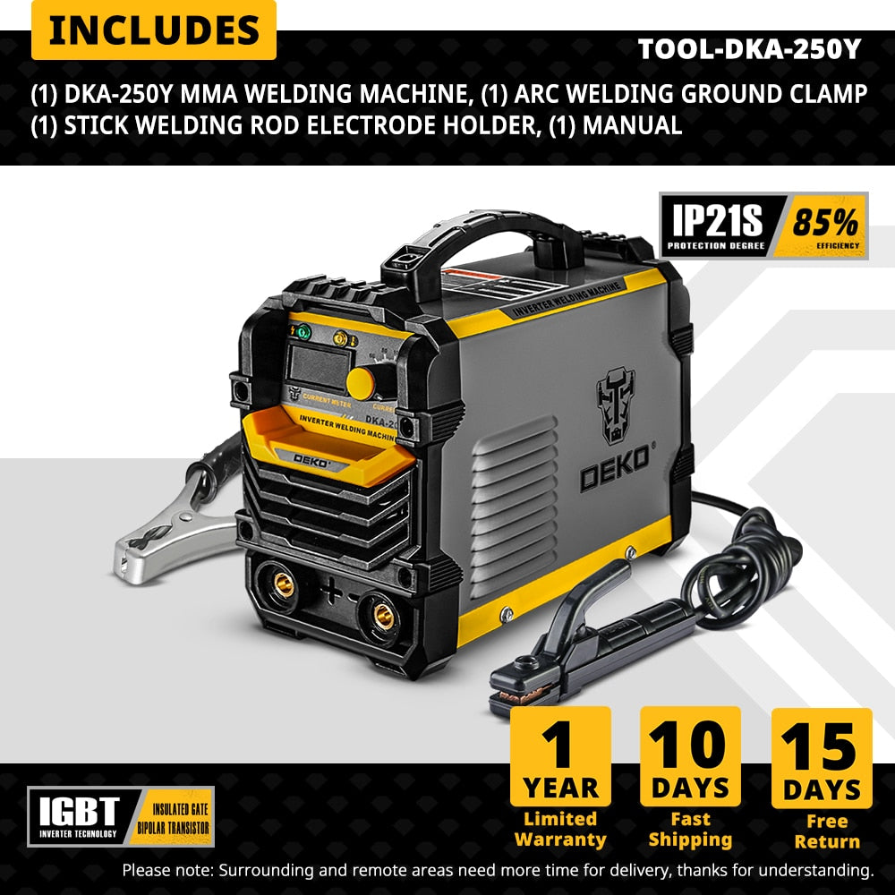 DEKO DKA Series DC Inverter ARC Welder 220V IGBT