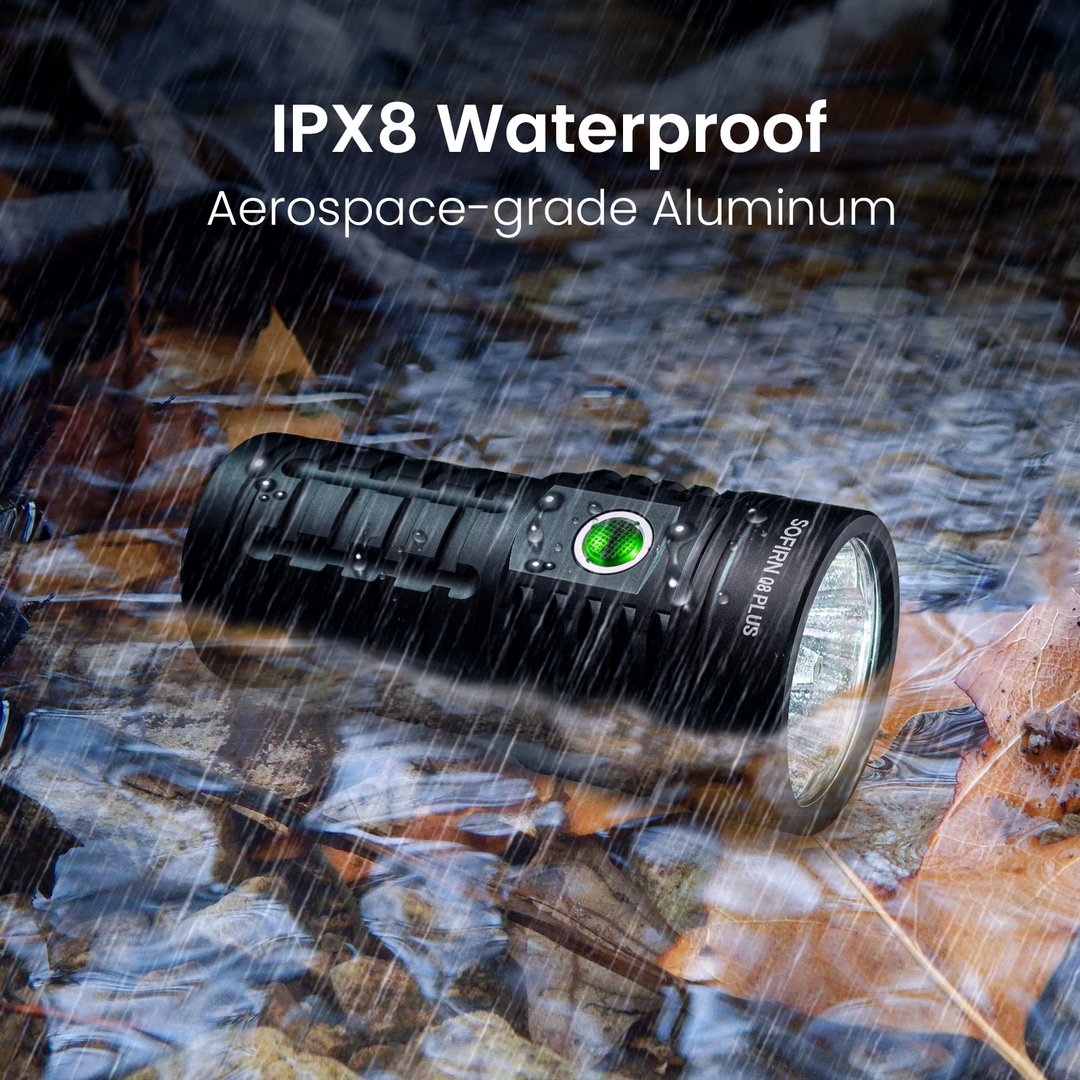 Sofirn Q8 Plus Super Powerful LED Flashlight 16000lm