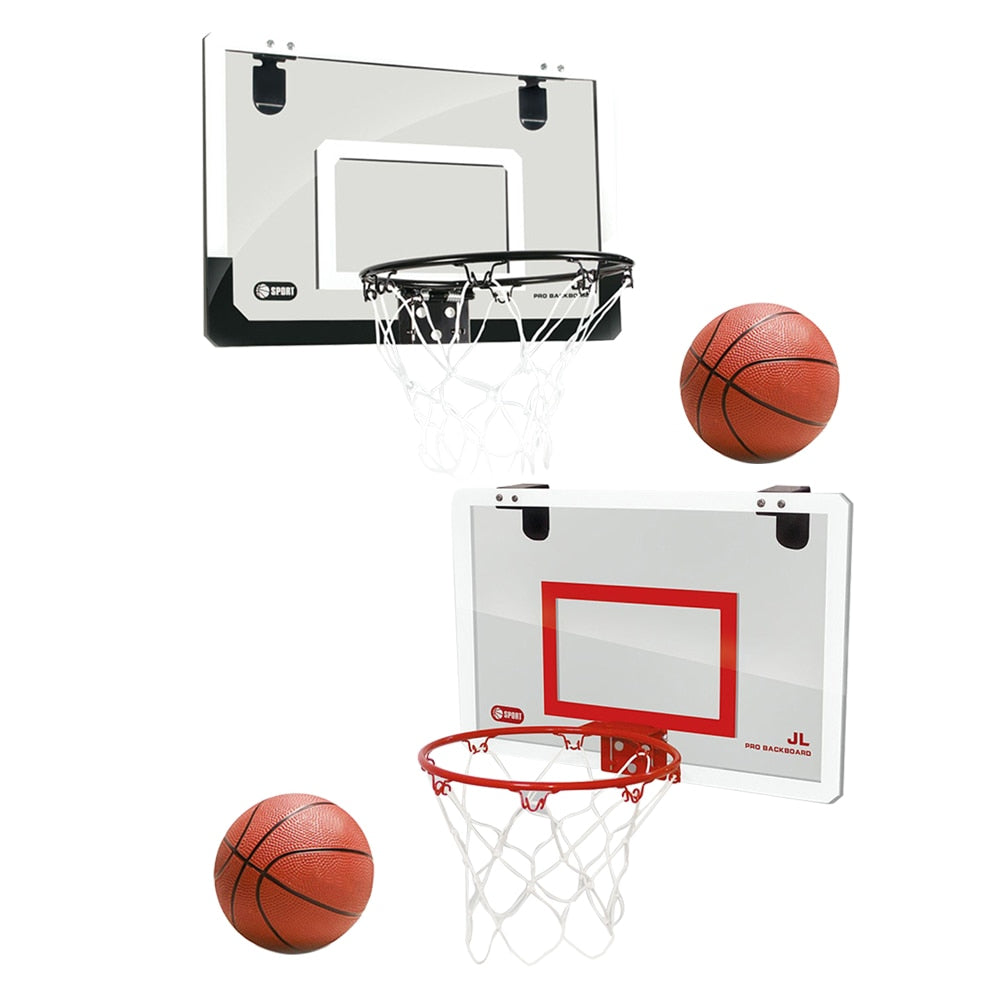 Child Hanging Basketball Hoop